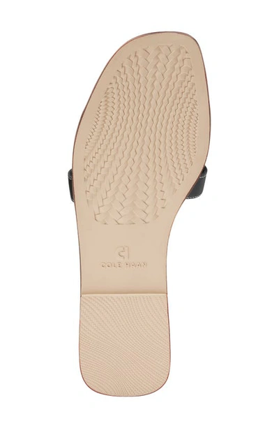 Shop Cole Haan Chrisee Slide Sandal In Black Leather