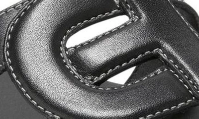 Shop Cole Haan Chrisee Slide Sandal In Black Leather