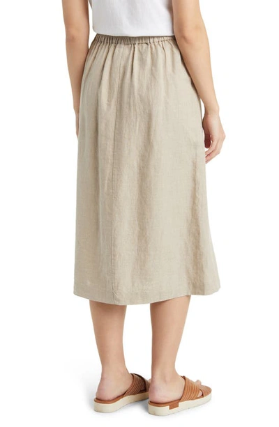 Masai Copenhagen Masalud Linen Skirt In Natural