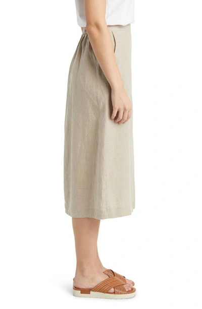 Masai Copenhagen Masalud Linen Skirt In Natural