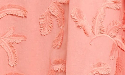 Shop Misook Puff Sleeve Minidress In Ocean Coral