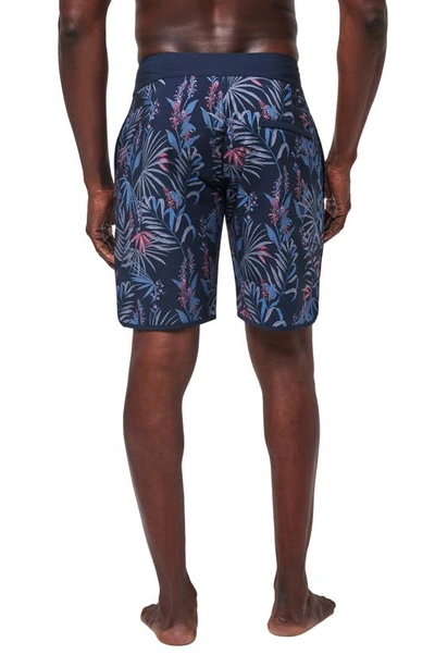 Shop Travis Mathew Travismathew Cool As A Coconut Board Shorts In Total Eclipse