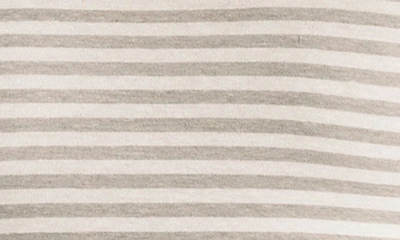 Shop Splendid Candice Stripe Linen Blend T-shirt In Fawn Stripe