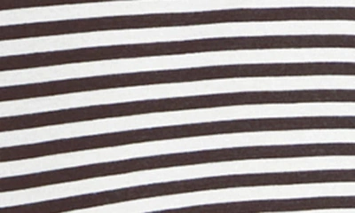 Shop Splendid Candice Stripe Linen Blend T-shirt In Lead Stripe