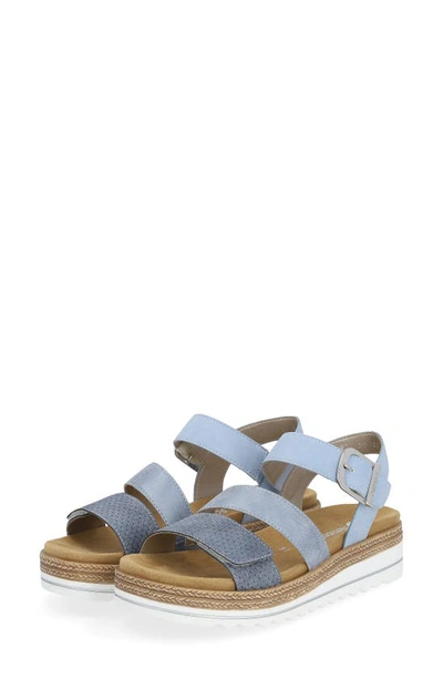 Shop Remonte Jocelyn 55 Platform Sandal In Adria/ Bleu/ Aqua