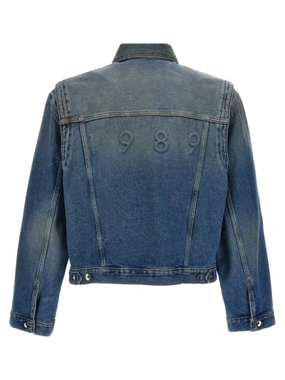 Shop 1989 Studio '50s Rodeo' Denim Jacket In Blue
