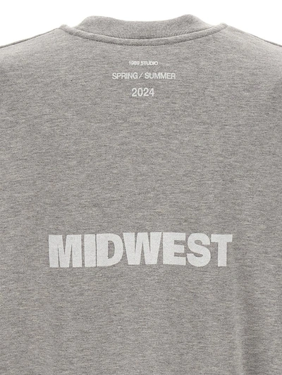 Shop 1989 Studio 'midwest' Sweatshirt In Gray