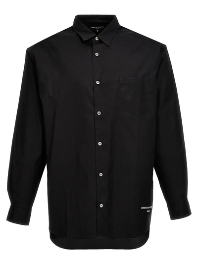 Shop Comme Des Garçons Homme Deux Comme Des Garçons Homme Logo Embroidery Shirt In Black