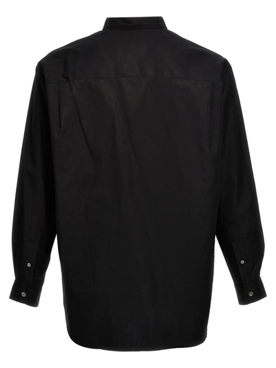 Shop Comme Des Garçons Homme Deux Comme Des Garçons Homme Logo Embroidery Shirt In Black