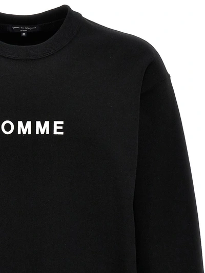 Shop Comme Des Garçons Homme Deux Comme Des Garçons Homme Logo Print Sweatshirt In Black