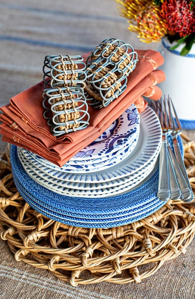 Juliska Seville Set Of 4 Placemats In Green