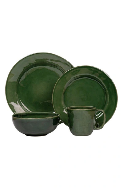 Shop Juliska Puro 4-piece Dinnerware Place Setting In Basil