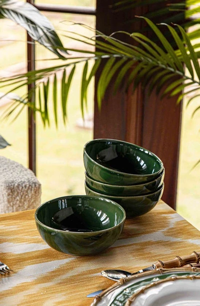 Shop Juliska Puro 4-piece Dinnerware Place Setting In Basil