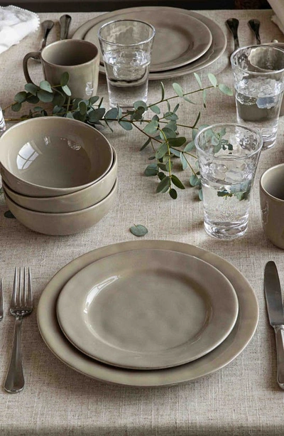 Shop Juliska Puro 16-piece Dinnerware Set In Taupe