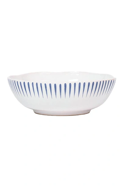 Shop Juliska Sitio Stripe 4-piece Place Setting In Delft Blue
