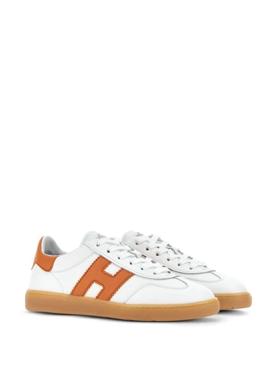 Shop Hogan Sneakers In Orange