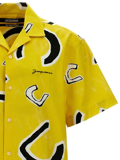 Shop Jacquemus 'jean' Shirt In Yellow