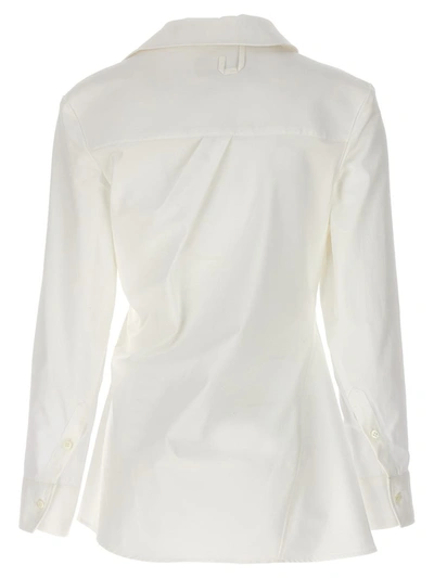 Shop Jacquemus 'la Chemise Pablo' Shirt In White