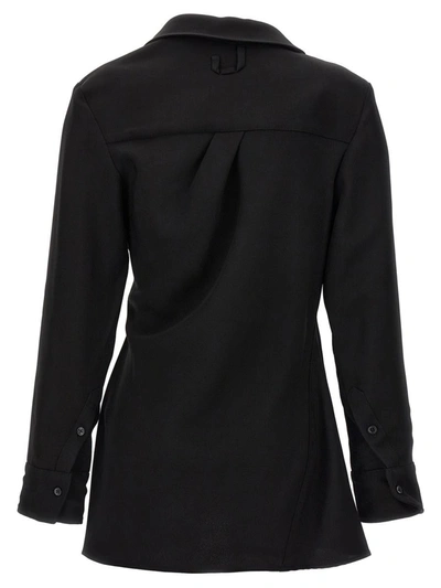 Shop Jacquemus 'la Chemise Pablo' Shirt In Black