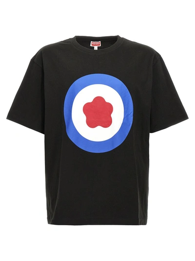 Shop Kenzo ' Target' T-shirt In Black