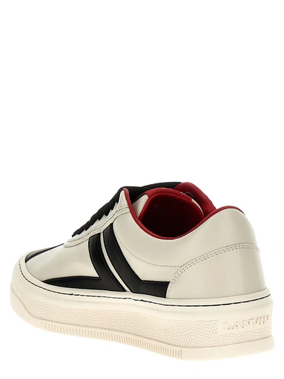 Shop Lanvin 'xfuture' Sneakers In White/black