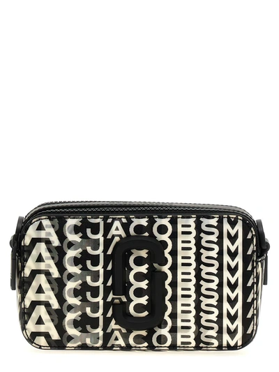 Shop Marc Jacobs 'the Snapshot' Crossbody Bag In White/black