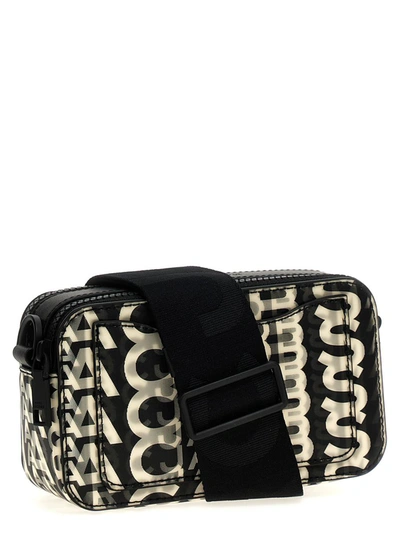 Shop Marc Jacobs 'the Snapshot' Crossbody Bag In White/black