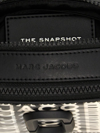 Shop Marc Jacobs 'the Snapshot' Crossbody Bag In White/black
