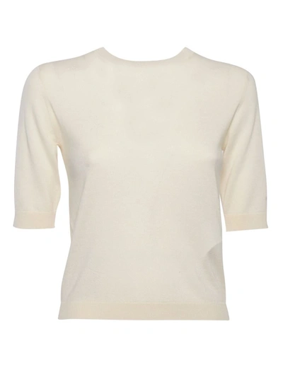 Shop Max Mara Studio Girocoll In White