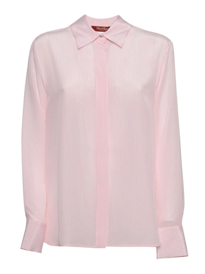 Shop Max Mara Studio Shirt In Pink