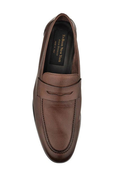 Shop To Boot New York Ravello Penny Loafer In Medium Brown