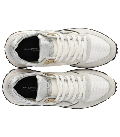 Shop Philippe Model Tropez Haute Low White Sneaker