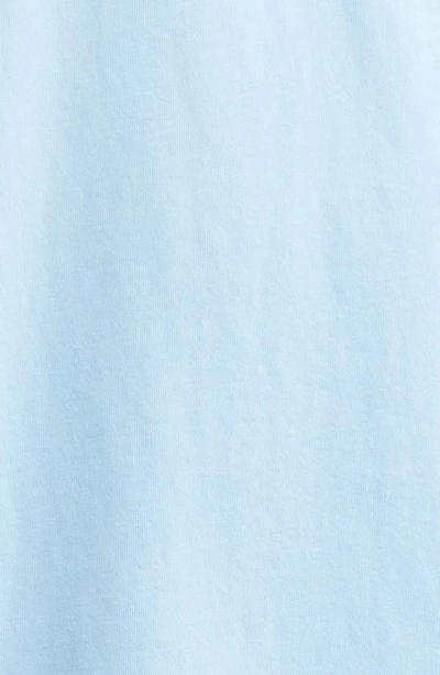 Shop Peter Millar Lava Wash Organic Cotton Pocket T-shirt In Cottage Blue