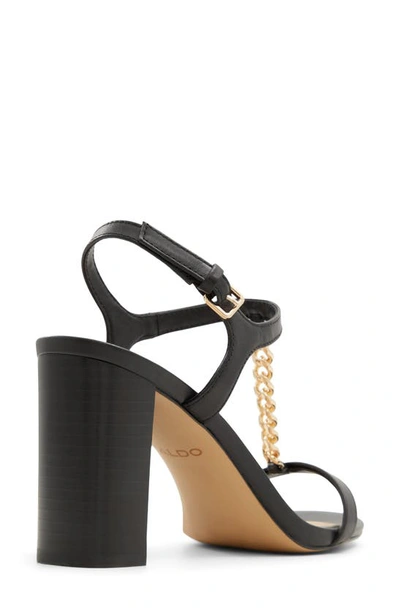 Shop Aldo Clelia Ankle Strap Sandal In Black