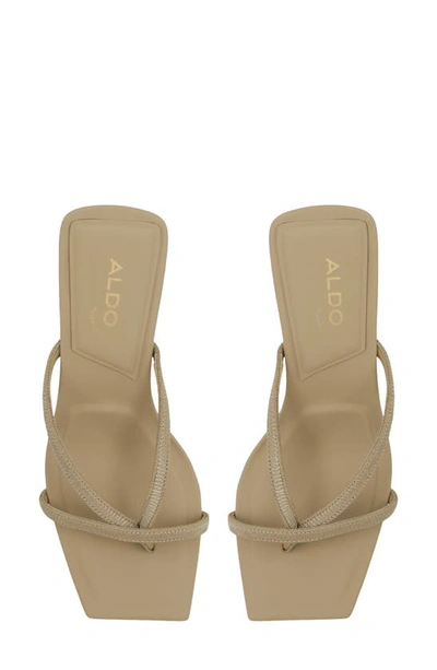 Shop Aldo Sanne Slide Sandal In Khaki