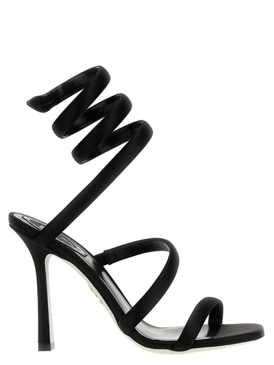 Shop René Caovilla 'cleo' Sandals In Black