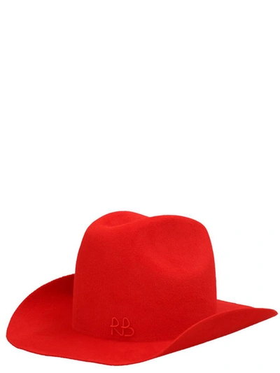 Shop Ruslan Baginskiy Wide Brim Hat In Red