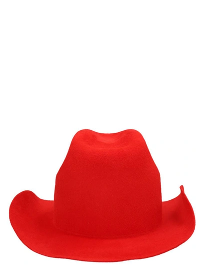 Shop Ruslan Baginskiy Wide Brim Hat In Red