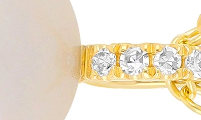 Ef Collection Mother-of-pearl & Diamond Pendant Necklace In 14k Yellow Gold