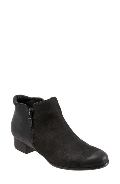 Shop Trotters Major Bootie In Black