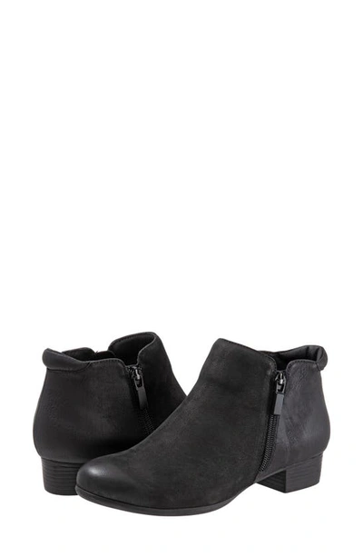 Shop Trotters Major Bootie In Black