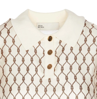 Shop Tory Burch T-shirts And Polos In Beige