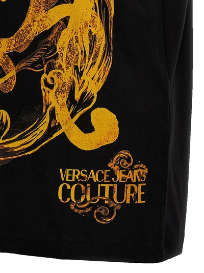 Shop Versace Jeans Couture 'baroque' T-shirt In Black