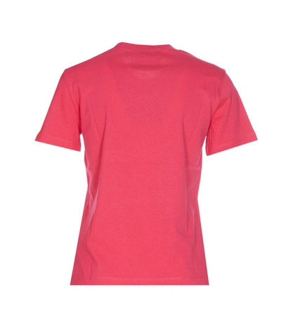 Shop Versace Jeans Couture T-shirts And Polos In Fuchsia