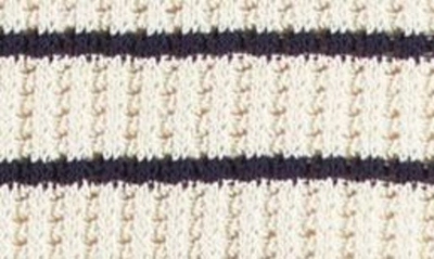 Rag & Bone Viola Stripe Sweater Knit Shorts In Turle Dove Multi