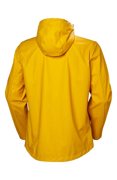 Shop Helly Hansen Moss Waterproof Rain Jacket In Essential Yellow