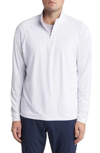 Shop Johnnie-o Freeborne Prep-formance Quarter Zip Pullover In White