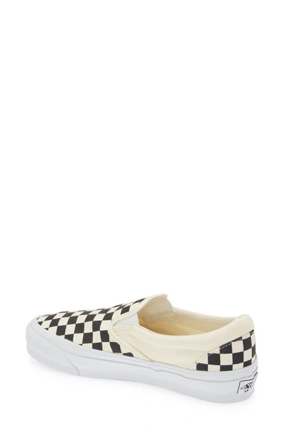 Vans Classic Slip On Trainers Checkerboard Rhinestone Black In Multi
