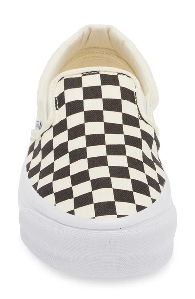 Vans Classic Slip On Trainers Checkerboard Rhinestone Black In Multi