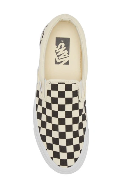 Vans Classic Slip On Trainers Checkerboard Rhinestone Black In Multi